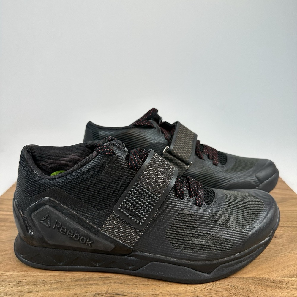 New Mens Reebok Transition CVT Black Athletic Crossfit Sneakers Shoes Size 7 D